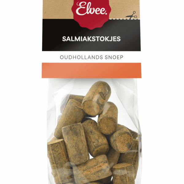 Elvee Salmiakstokjes - PLUS