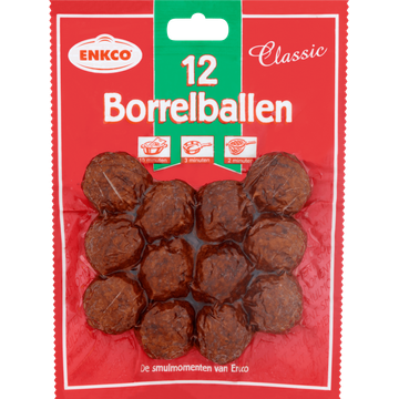 Enkco Classic Borrelballen 12 Stuks - JUMBO
