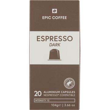 Epic Coffee Espresso Dark Koffiecups - JUMBO