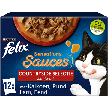 FELIX® Sensations Sauces Countryside Selectie Kattenvoer - JUMBO