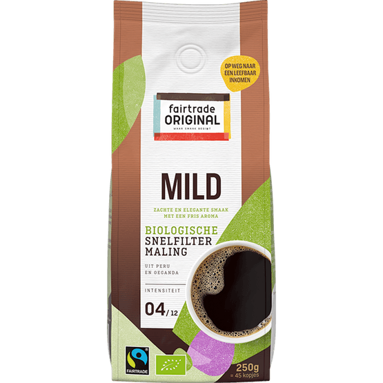 Fairtrade Filterkoffie mild - Dirk