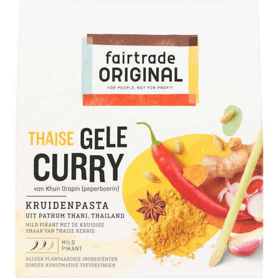 Fairtrade Kruidenpasta gele curry - Dirk