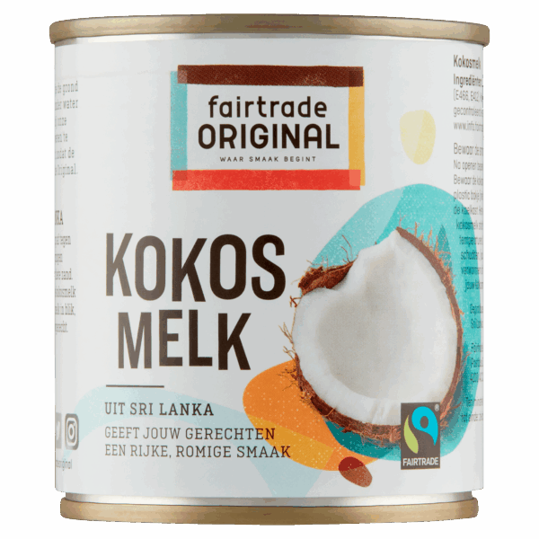 Fairtrade Original Kokosmelk Fairtrade - PLUS