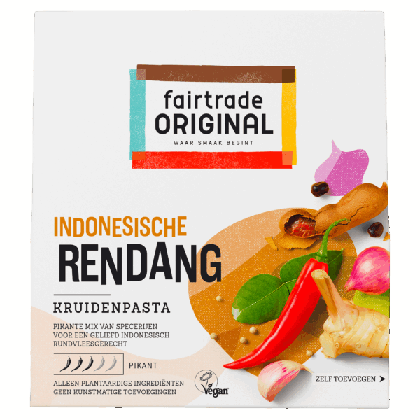 Fairtrade Original Kruidenpasta Rendang - PLUS