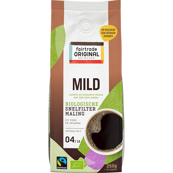 Fairtrade Original Snelfilterkoffie Mild - PLUS