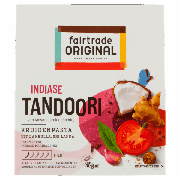 Fairtrade Original Tandoori Indiaase Kruidenpasta - PLUS