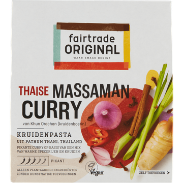 Fairtrade Original Thaise Massaman Curry Kruidenpasta - JUMBO