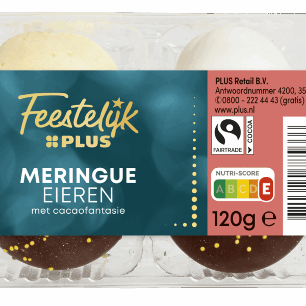 Feestelijk PLUS Meringue Eieren Geel/Wit choco - PLUS