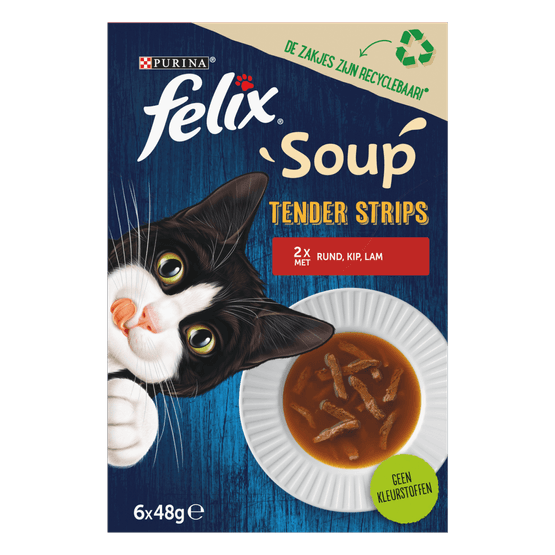 Felix Kattensoep filets Rund-Kip-Lam - Dirk