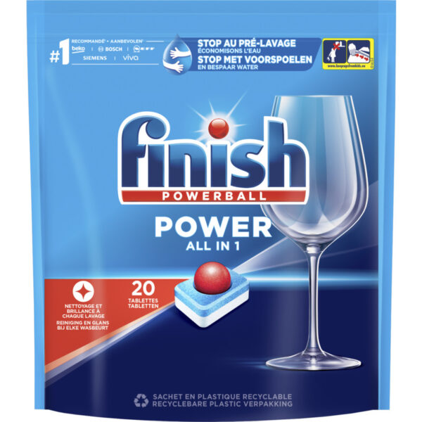 Finish Power All in 1 Regular Vaatwastabletten - Albert Heijn