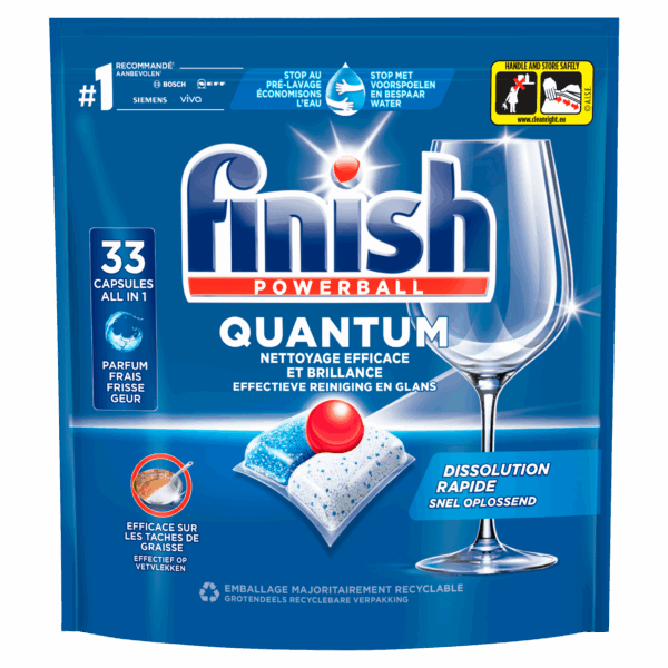Finish Quantum regular vaatwascapsules - PLUS