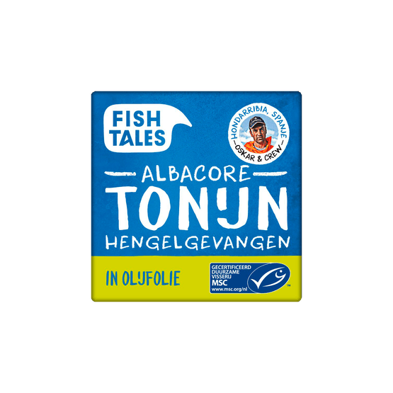 Fish Tales Albacore tonijn in olijfolie - Dirk
