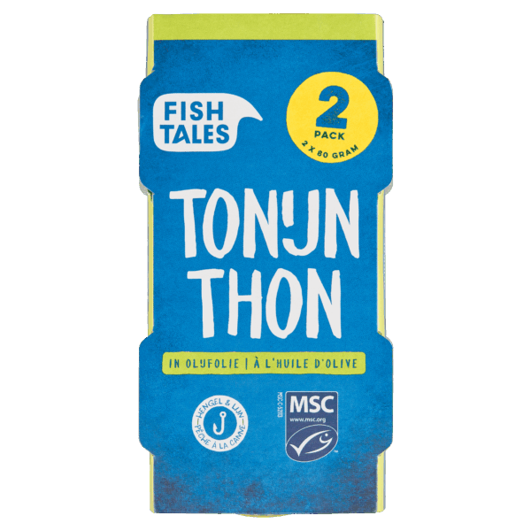Fish Tales Skipjack tonijn in olijfolie MSC - PLUS