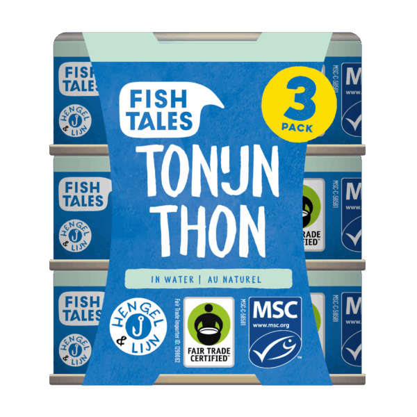 Fish Tales Skipjack tonijn water MSC Fair Trade - PLUS
