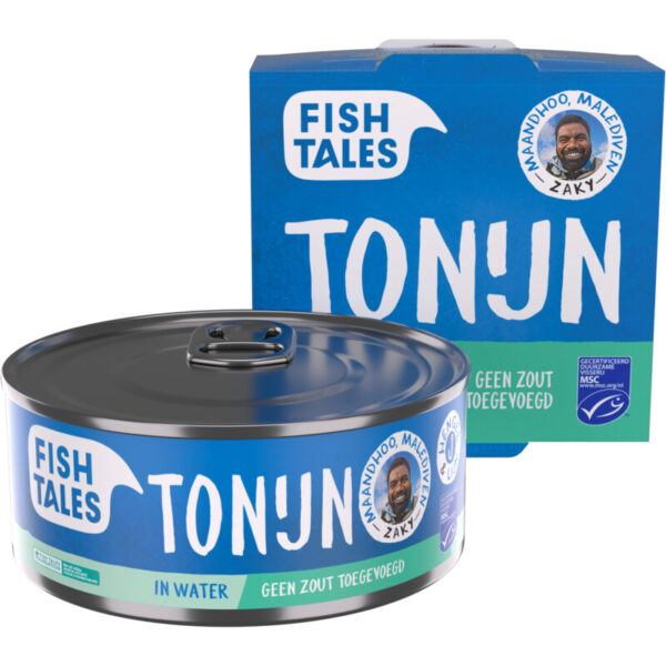 Fish Tales Tonijn in Water Zonder Toegevoegd Zout - Albert Heijn