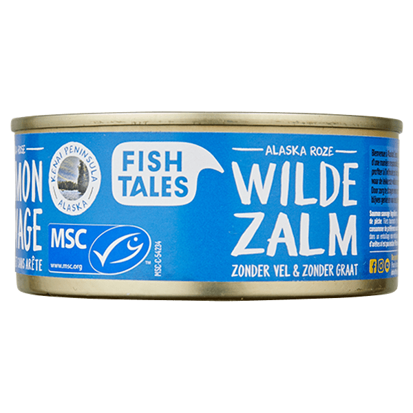Fish Tales Wilde zalm zonder vel & graat MSC - PLUS