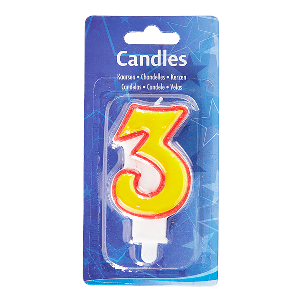 Folat Cijferkaars nummer 3 - PLUS