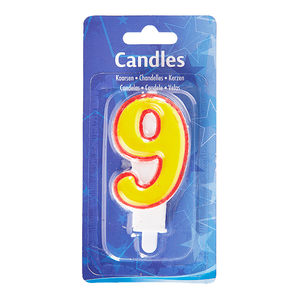 Folat Cijferkaars nummer 9 - PLUS