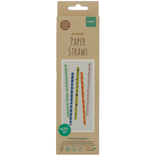 Folat Papieren rietjes FSC - PLUS
