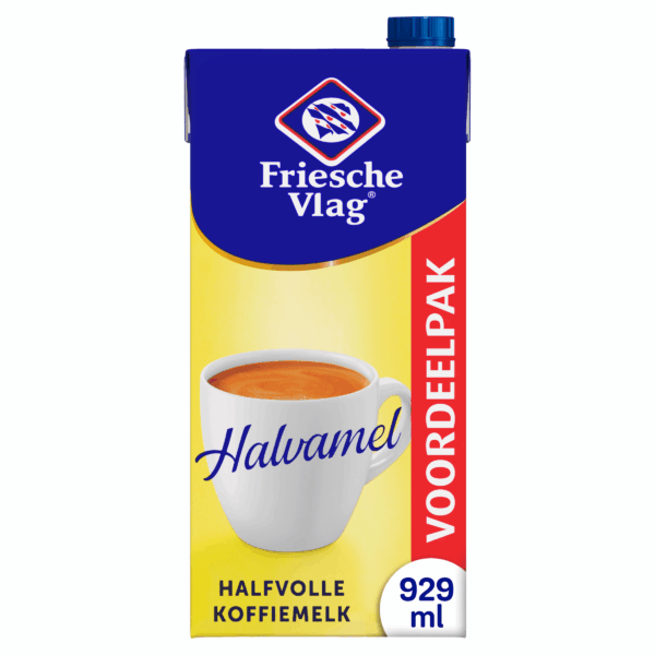 Friesche Vlag Halvamel Koffiemelk - PLUS