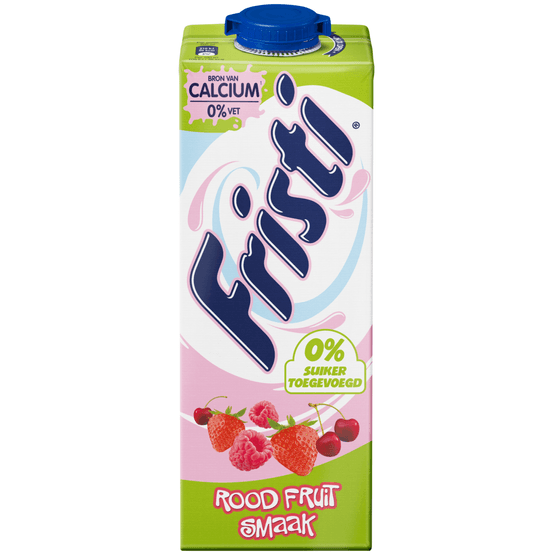 Fristi Drinkyoghurt rood fruit (zonder suiker) - Dirk