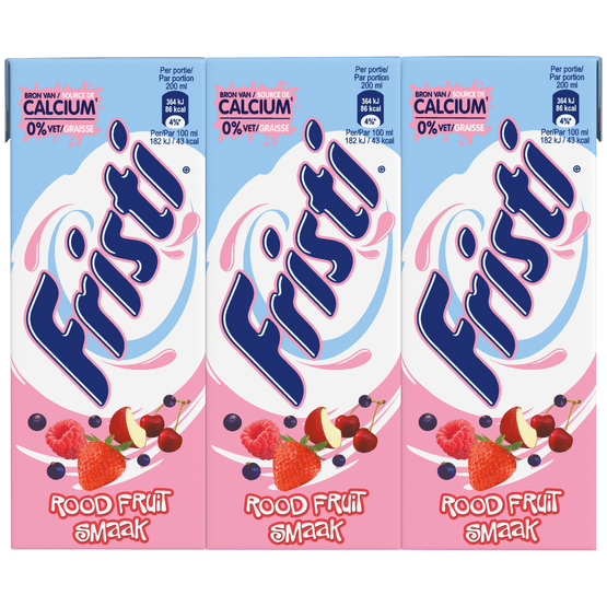 Fristi Drinkyoghurt rood fruit - Dirk