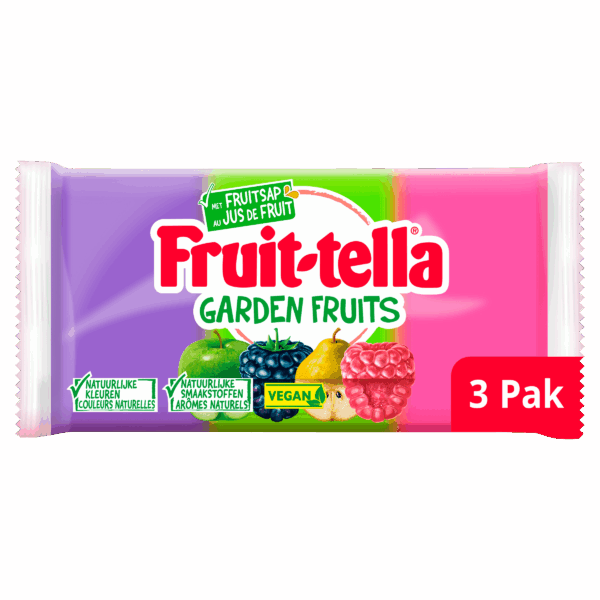 Fruittella Garden Fruit 3p - PLUS
