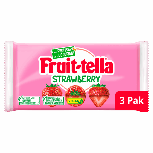 Fruittella Strawberry 3p - PLUS