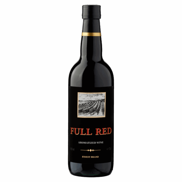 Full Red Aromatized Wine - PLUS