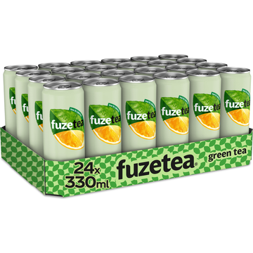 FuzeTea Green Tea 24 x 330 ml - JUMBO