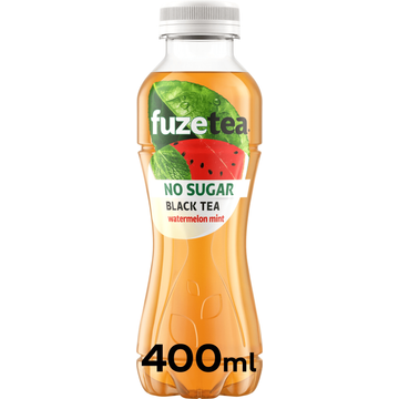 FuzeTea No Sugar Black Tea Watermeloen- en Muntsmaak Frisdrank - JUMBO