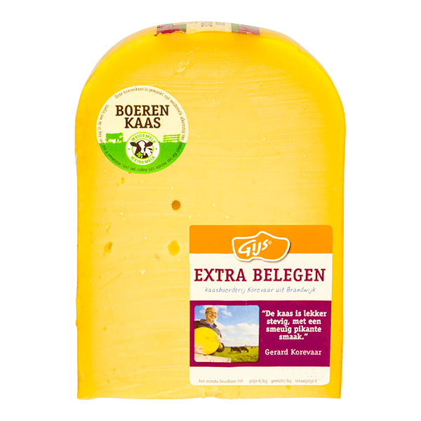 GIJS Boerenkaas Extra belegen 48+ stuk - PLUS