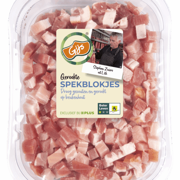 GIJS Gerookte Spekblokjes - PLUS