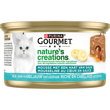 GOURMET™ Nature's Creations Mousse met een Hart van Saus