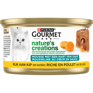 GOURMET™ Nature's Creations Mousse met een Hart van Saus