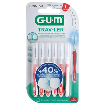 GUM Trav-Ler ISO 1 0.8 mm 1 Stuk - JUMBO