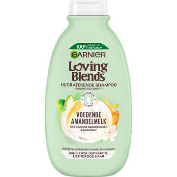 Garnier Loving Blends - Shampoo - Voedende Amandelmelk - JUMBO