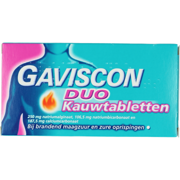 Gaviscon Duo Kauwtabletten bij brandend maagzuur - JUMBO