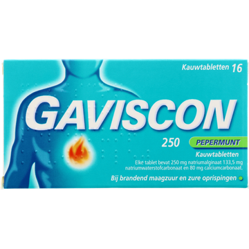 Gaviscon Kauwtabletten Pepermunt bij brandend maagzuur - JUMBO