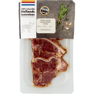 Gemarineerde Lamskoteletten 3 Stuks ca. 340 g - JUMBO