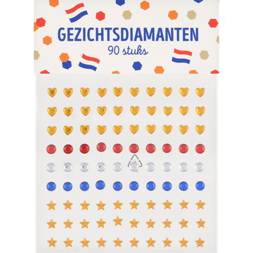 Gezichtsdiamanten 90 Stuks - JUMBO
