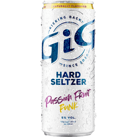 GiG Hard seltzer passionfruit funk - Dirk