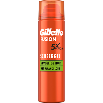 Gillette Fusion Scheergel Sensitive - JUMBO