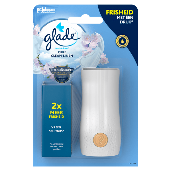Glade by Brise Touch&fresh houder pure clean linen - PLUS