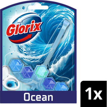 Glorix Actief Blauw Water Toiletblok Ocean - JUMBO