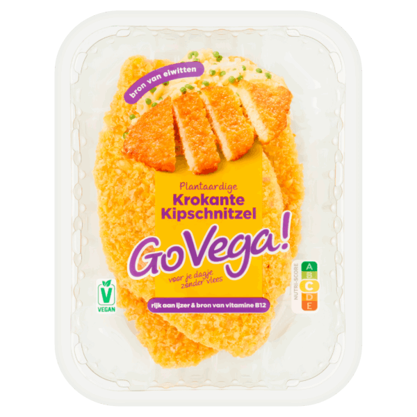 Go Vega Plantaardige Krokante Kipschnitzel - PLUS