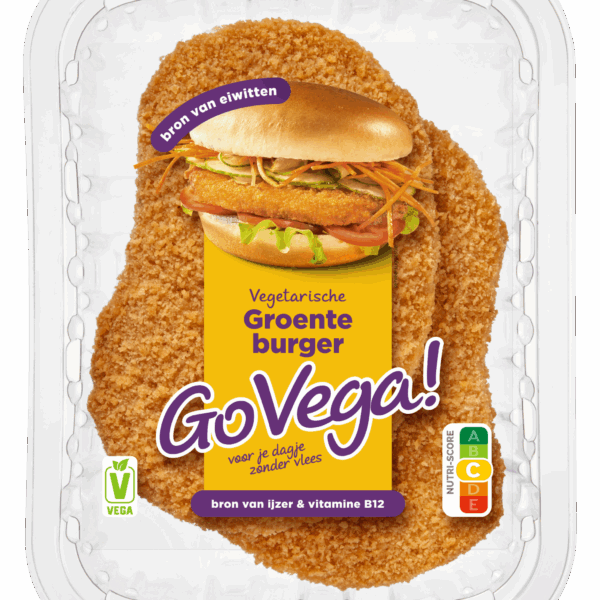 Go Vega Vegetarische Groenteburger - PLUS