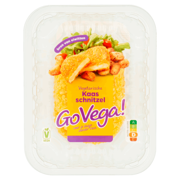 Go Vega Vegetarische Kaasschnitzel - PLUS