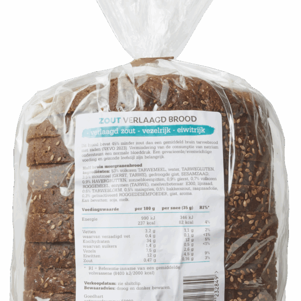 Goedhart Zout Verlaagd Bruin Half - PLUS