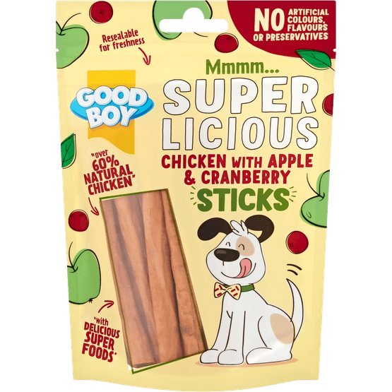 Good Boy Hondesnacks superlic. chicken apple cranb - Dirk